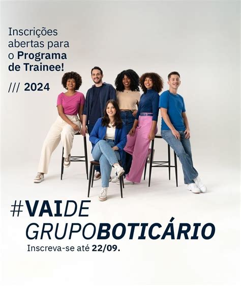 vd+ boticário|Programa de Trainee .